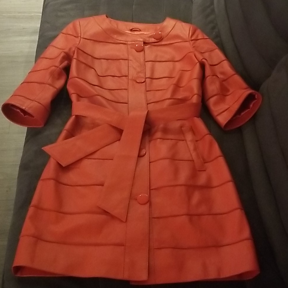 Real  soft leather coat - Picture 2 of 5